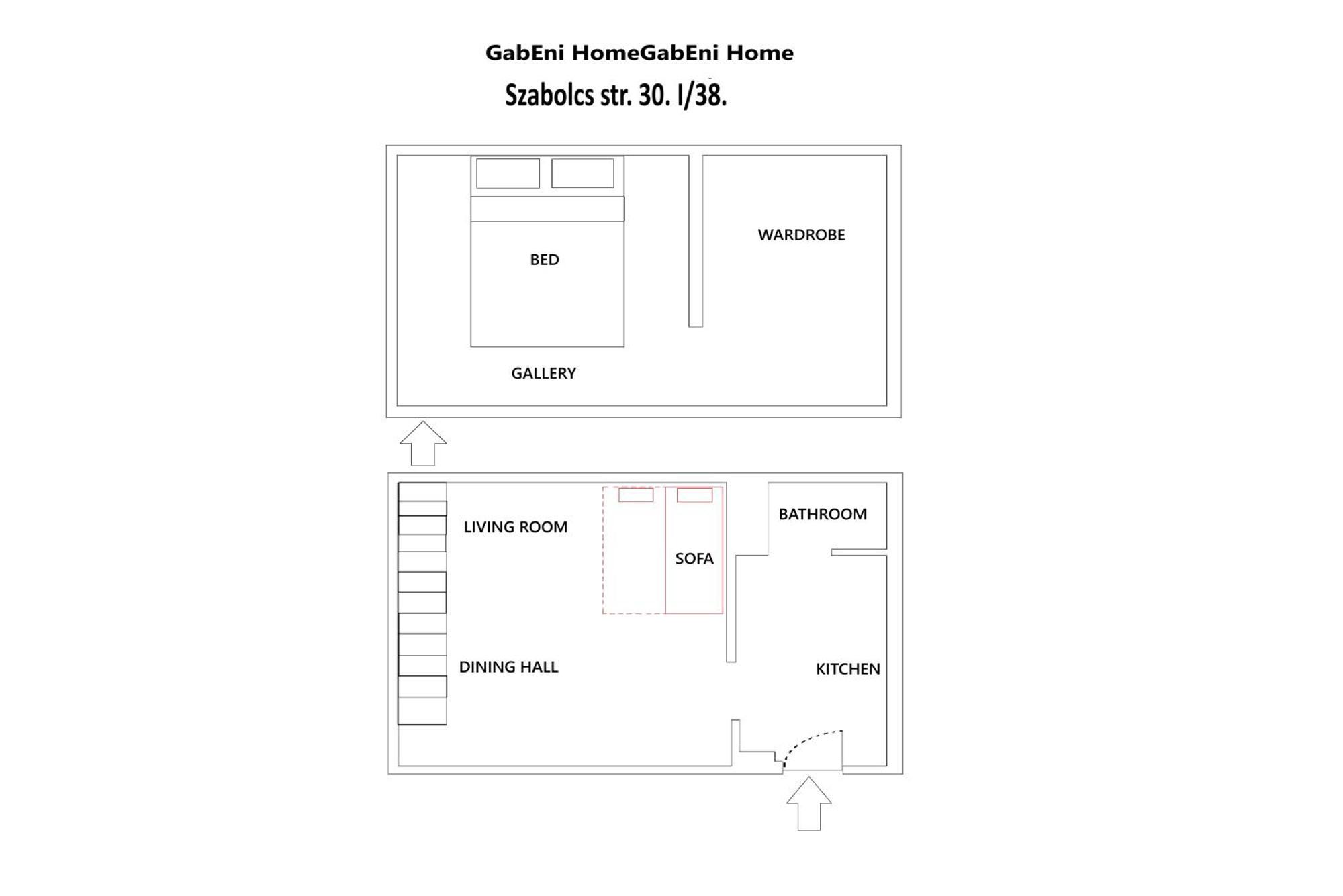 Apartament Gabeni